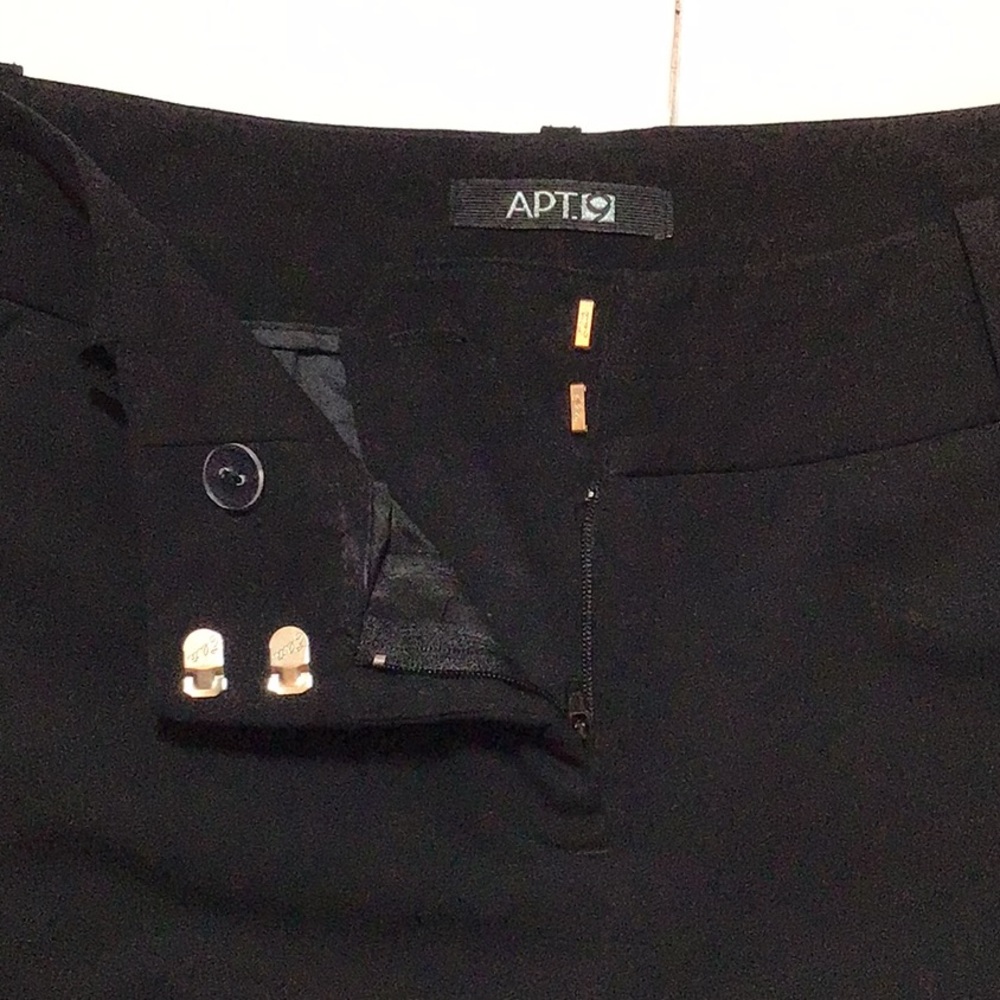 APT 9 BLACK DRESS ANKLE PANTS SZ 4P - Picture 5 of 10